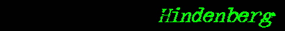 Hindenberg