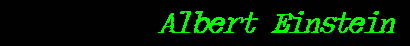 Albert Einstein