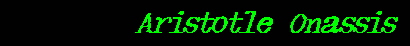 Aristotle Onassis