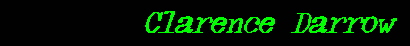 Clarence Darrow