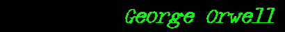 George Orwell