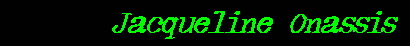 Jacqueline Onassis