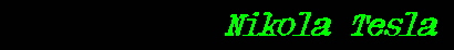 Nikola Tesla